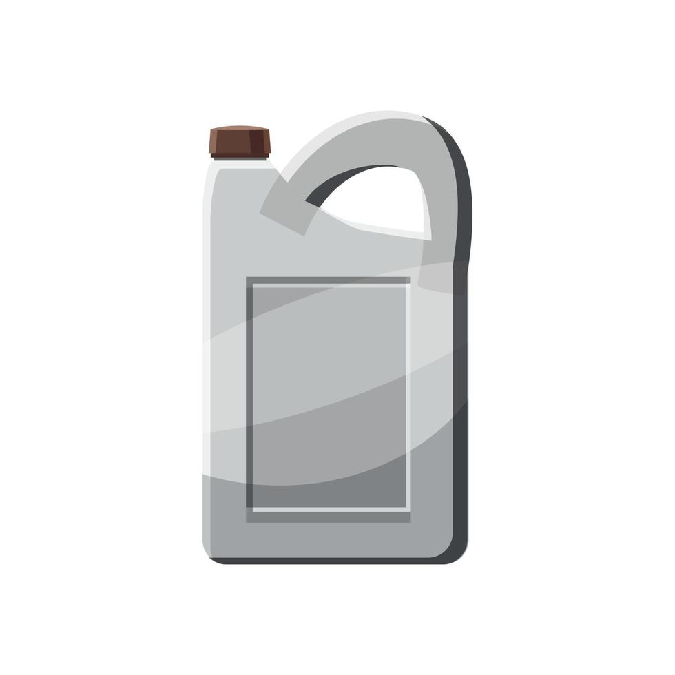 Plastic canister icon in cartoon style vector