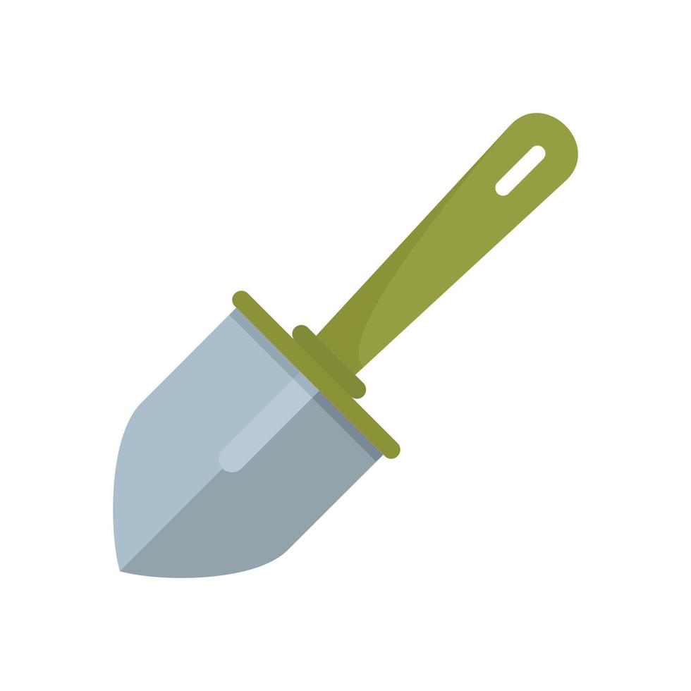 Hand shovel icon, flat style vector