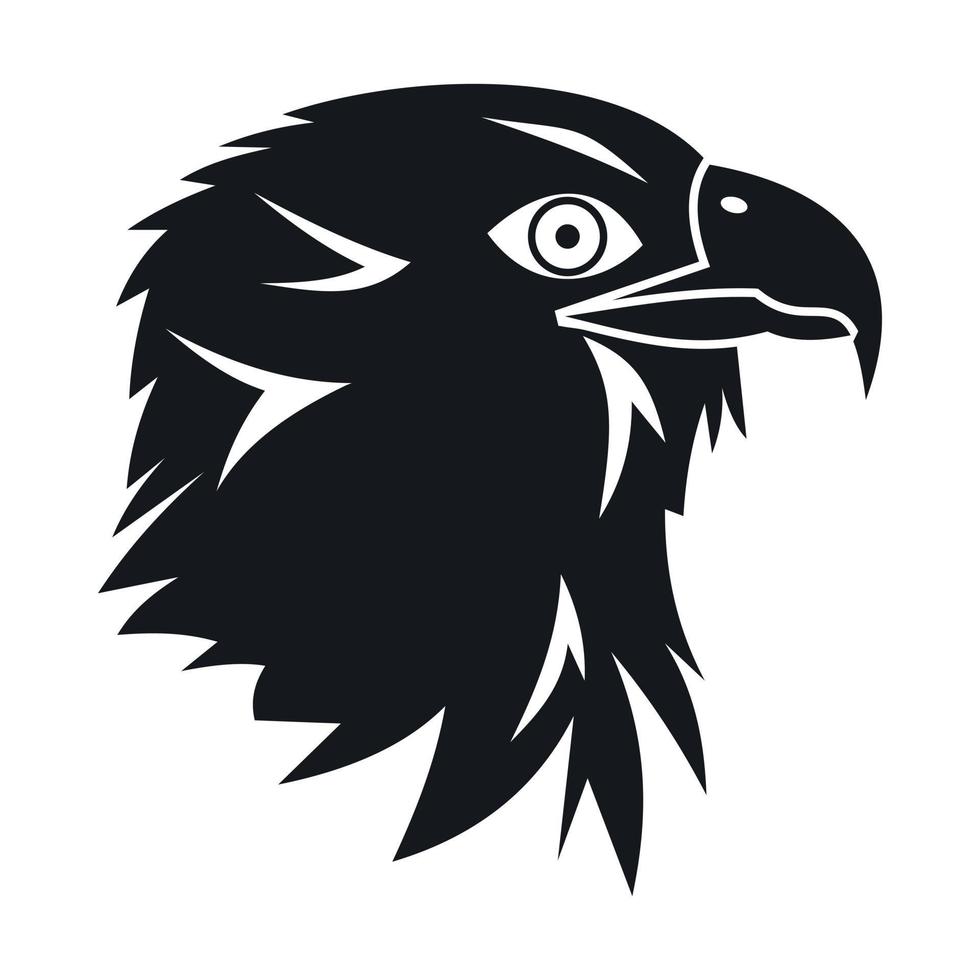 icono de águila, estilo simple vector