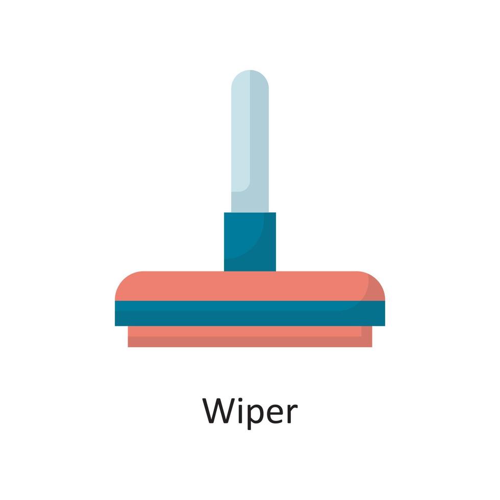 Wiper  Vector Flat Icon Design illustration. Housekeeping Symbol on White background EPS 10 File