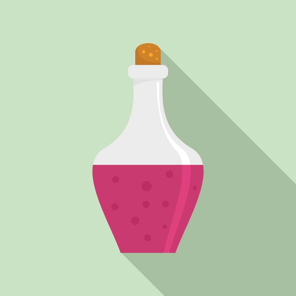 Drink potion icon, flat style vector