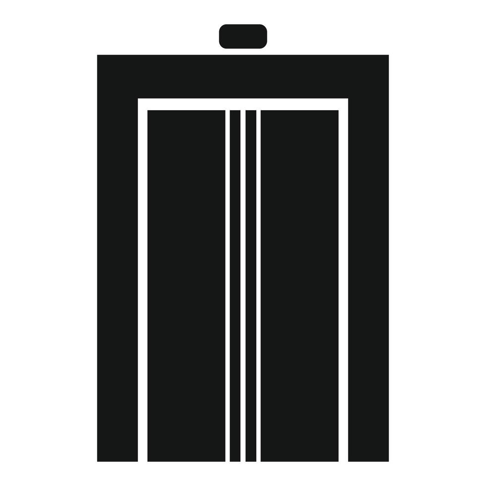 Panel elevator icon, simple style vector