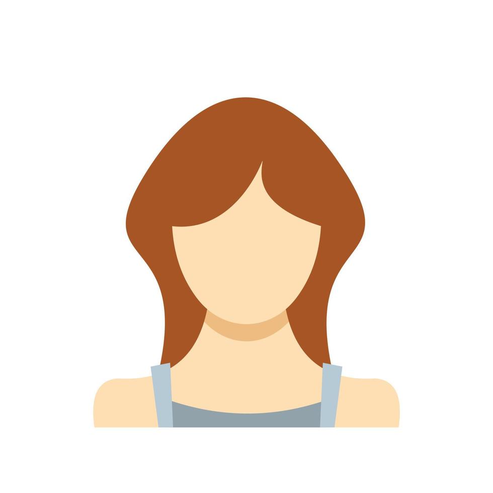 Best woman user icon vector flat