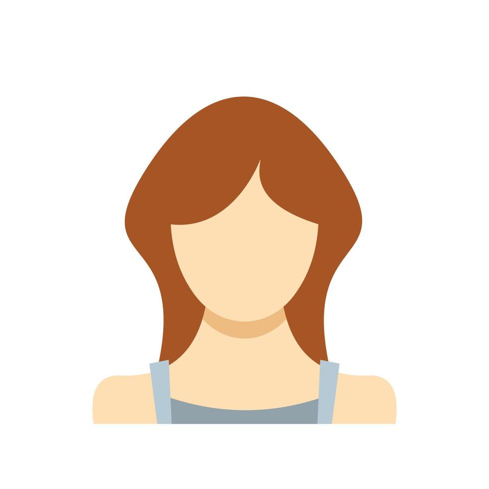 mejor mujer usuario icono vector plano