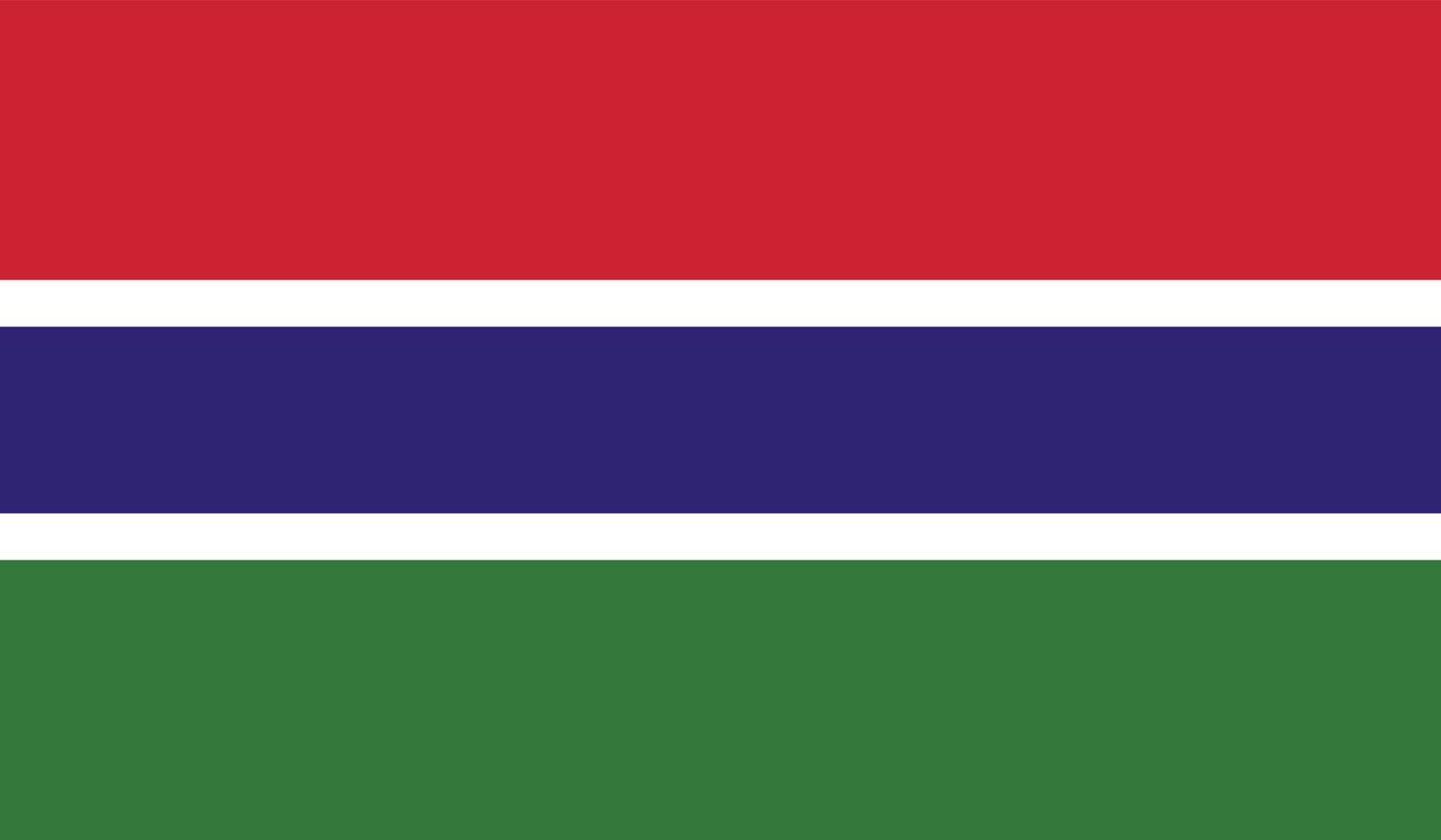 Gambia flag image vector