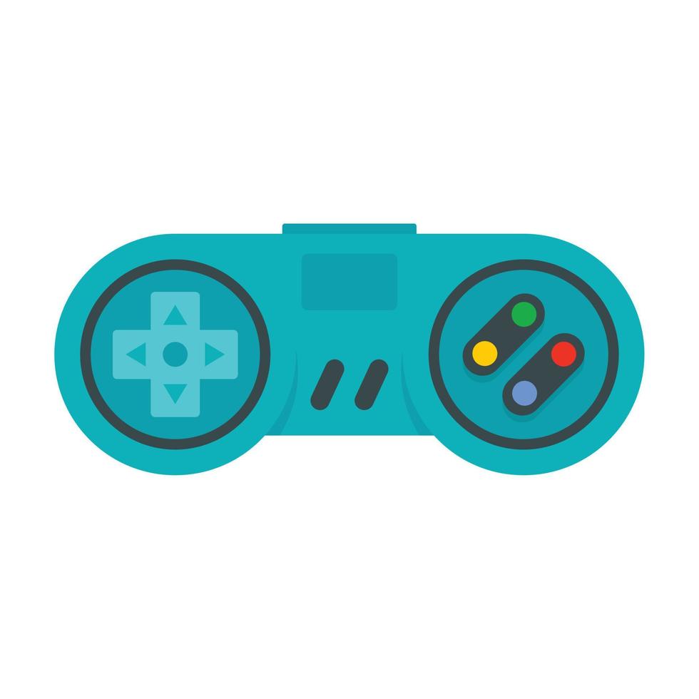 Gamepad icon, flat style vector