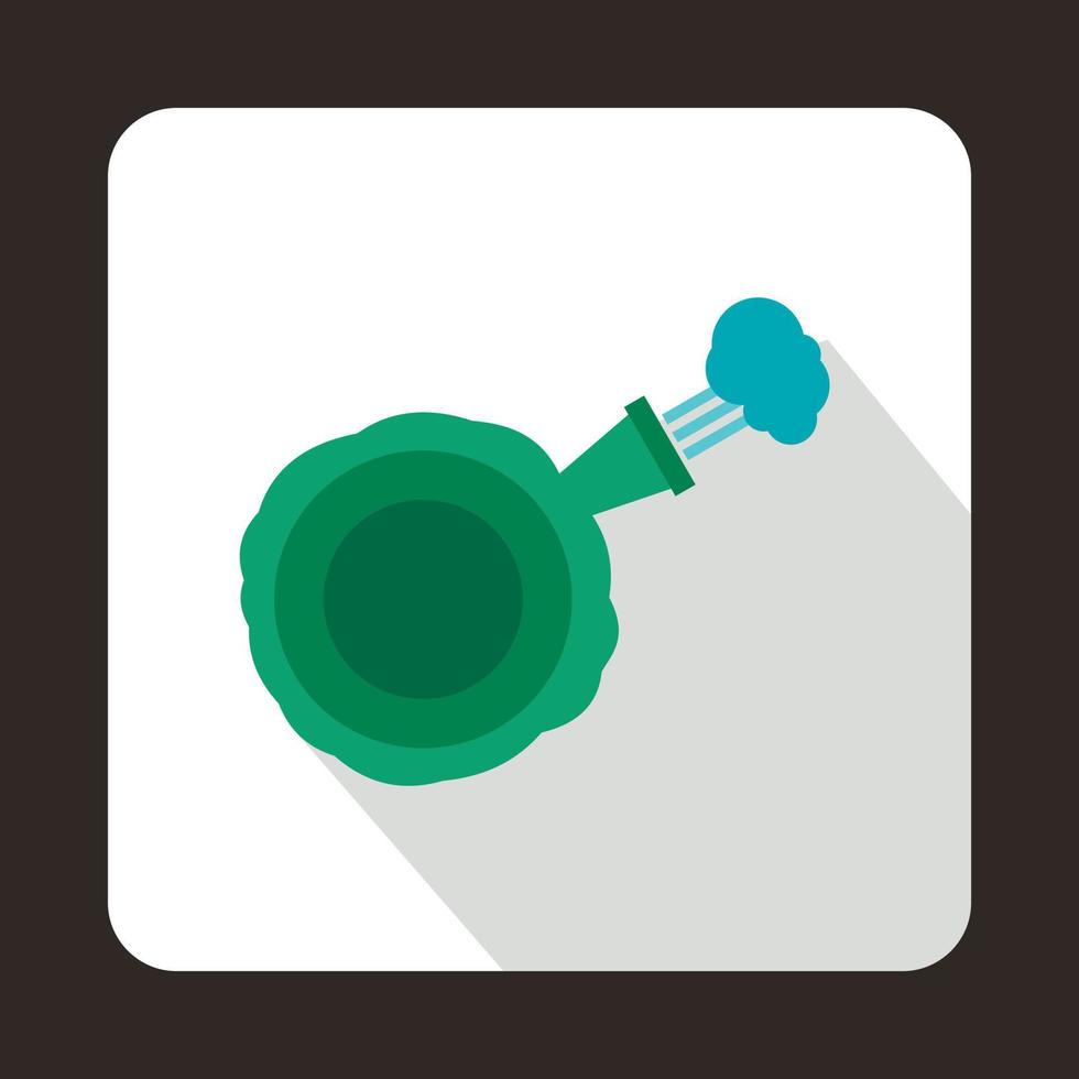 Whoopee cushion icon, flat style vector