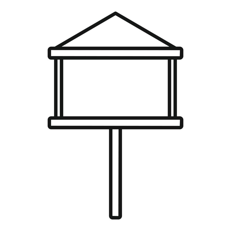 Seed bird feeders icon, outline style vector