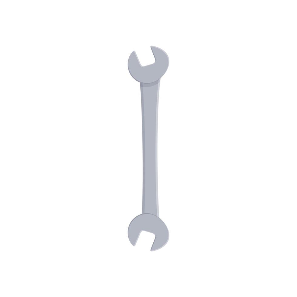 Wrench icon in cartoon style vector