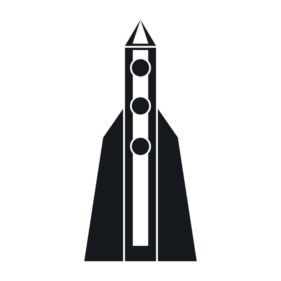 Rocket icon, simple style 14598378 Vector Art at Vecteezy