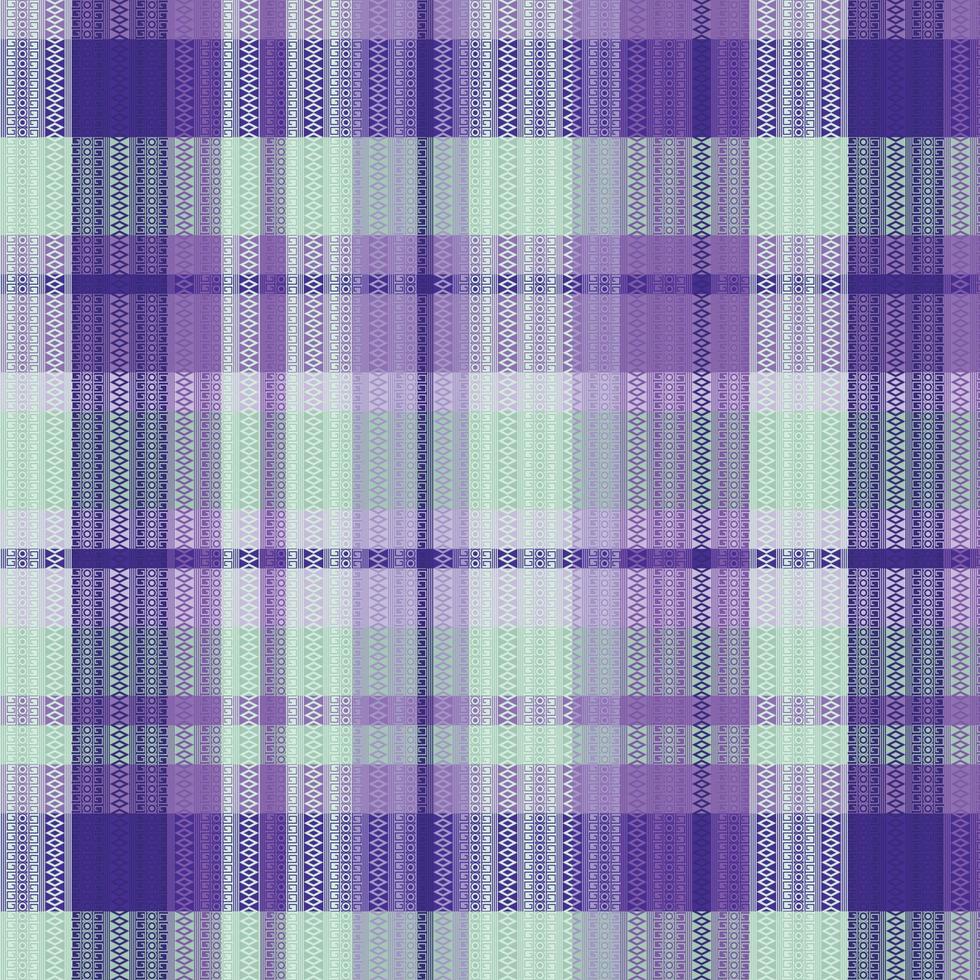 Tartan or plaid retro color pattern. vector