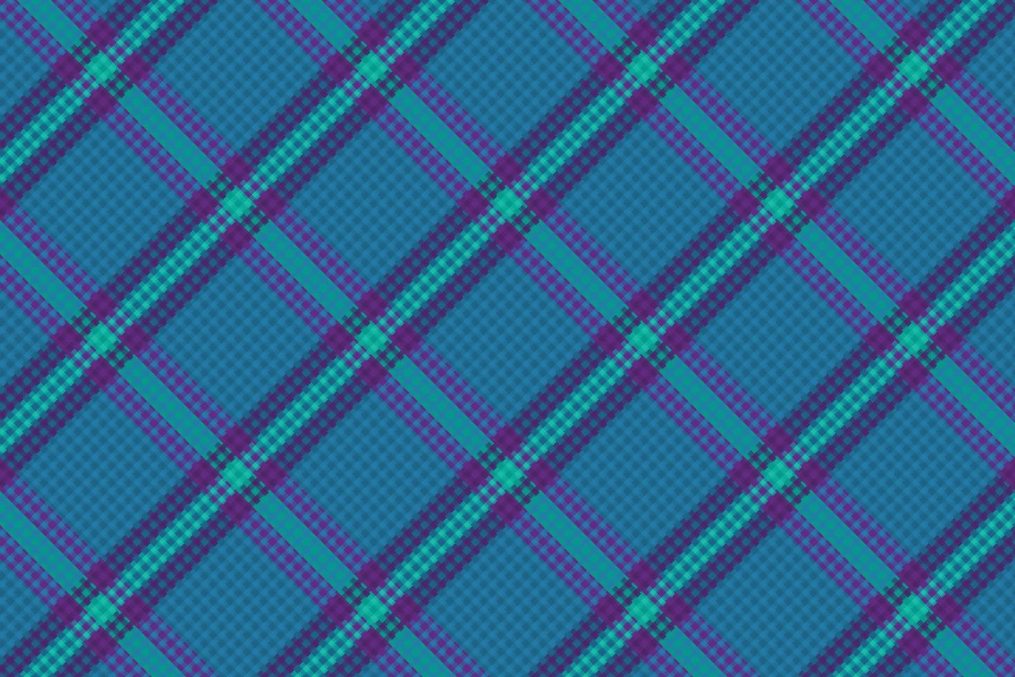 Tartan or plaid retro color pattern. vector