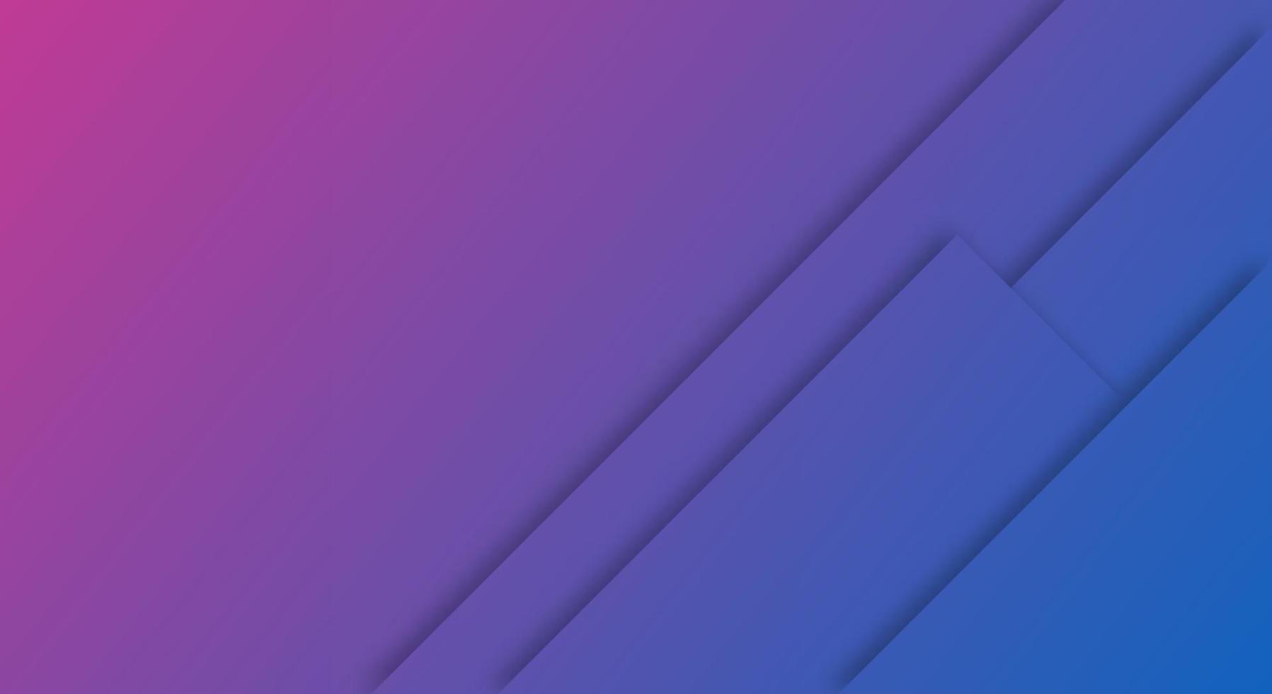 Abstract Purple and Blue Gradient Background Geometric Paper Cut Style for Brochures or Landing Pages Template vector