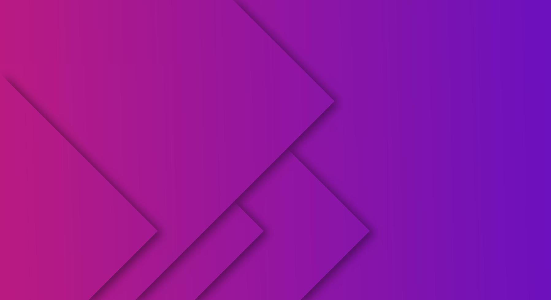 Abstract Purple and Pink Gradient Background Geometric Paper Cut Style for Brochures or Landing Pages Template vector