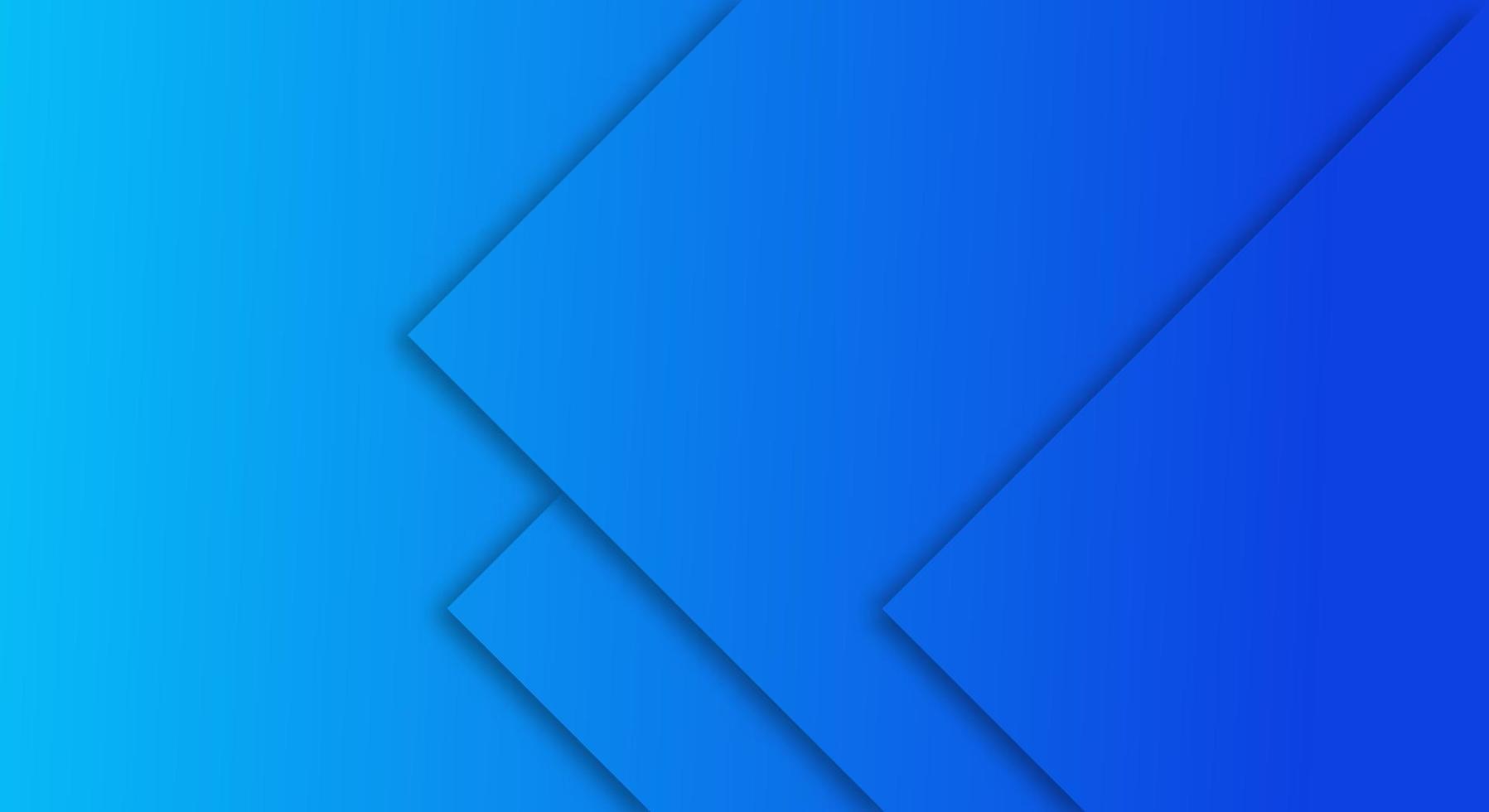 Abstract Blue Gradient Background Geometric Paper Cut Style for Brochures or Landing Pages Template vector