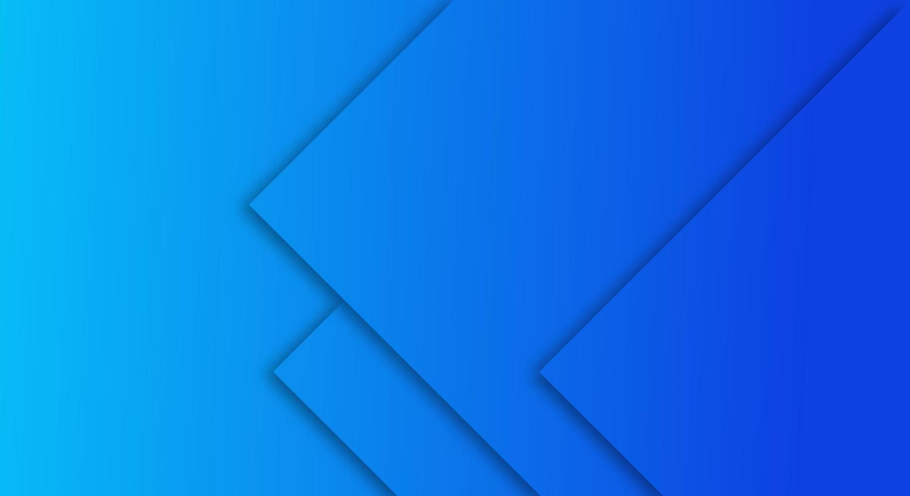 Abstract Blue Gradient Background Geometric Paper Cut Style for Brochures or Landing Pages Template vector