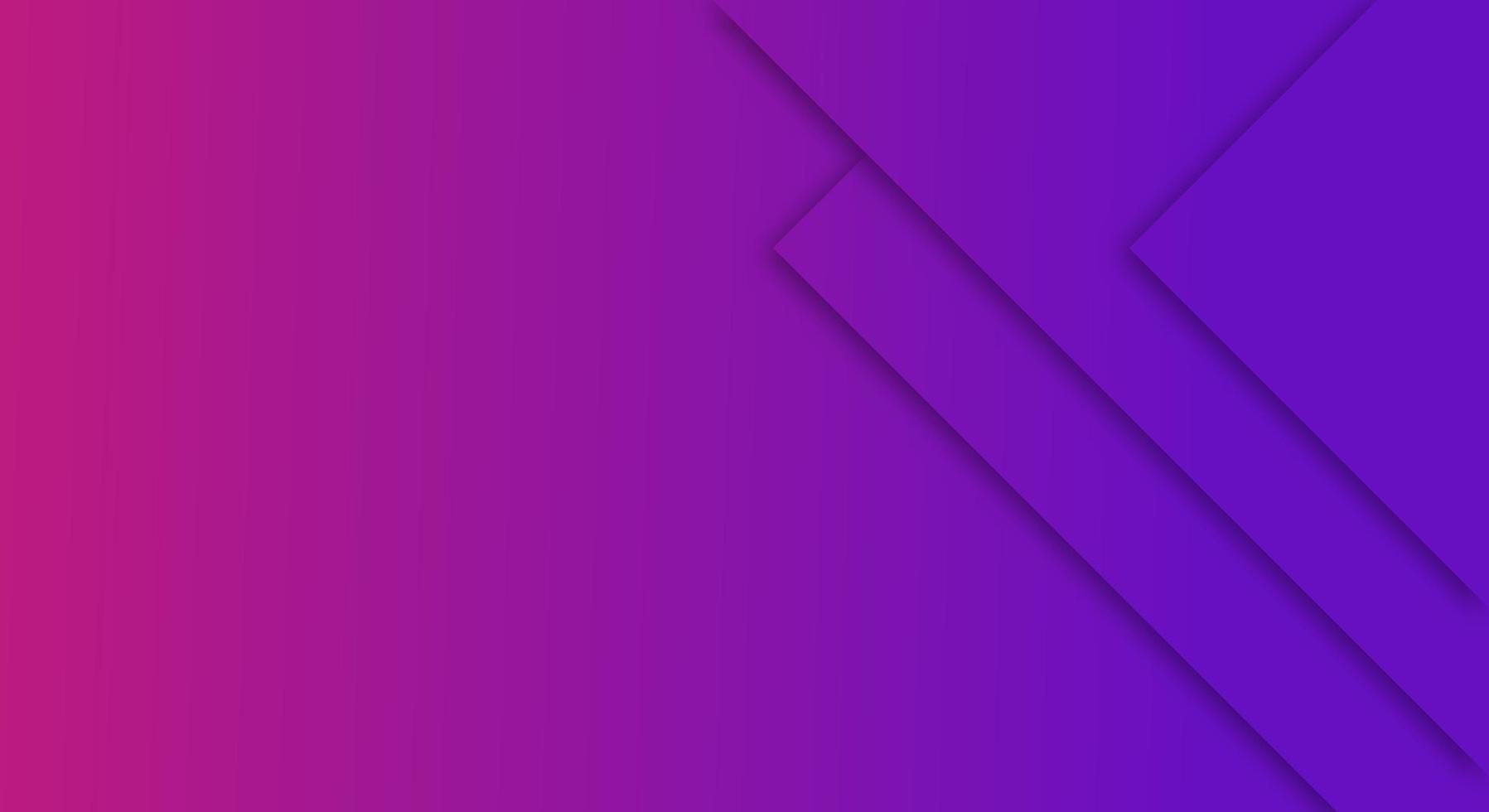 Abstract Purple and Pink Gradient Background Geometric Paper Cut Style for Brochures or Landing Pages Template vector