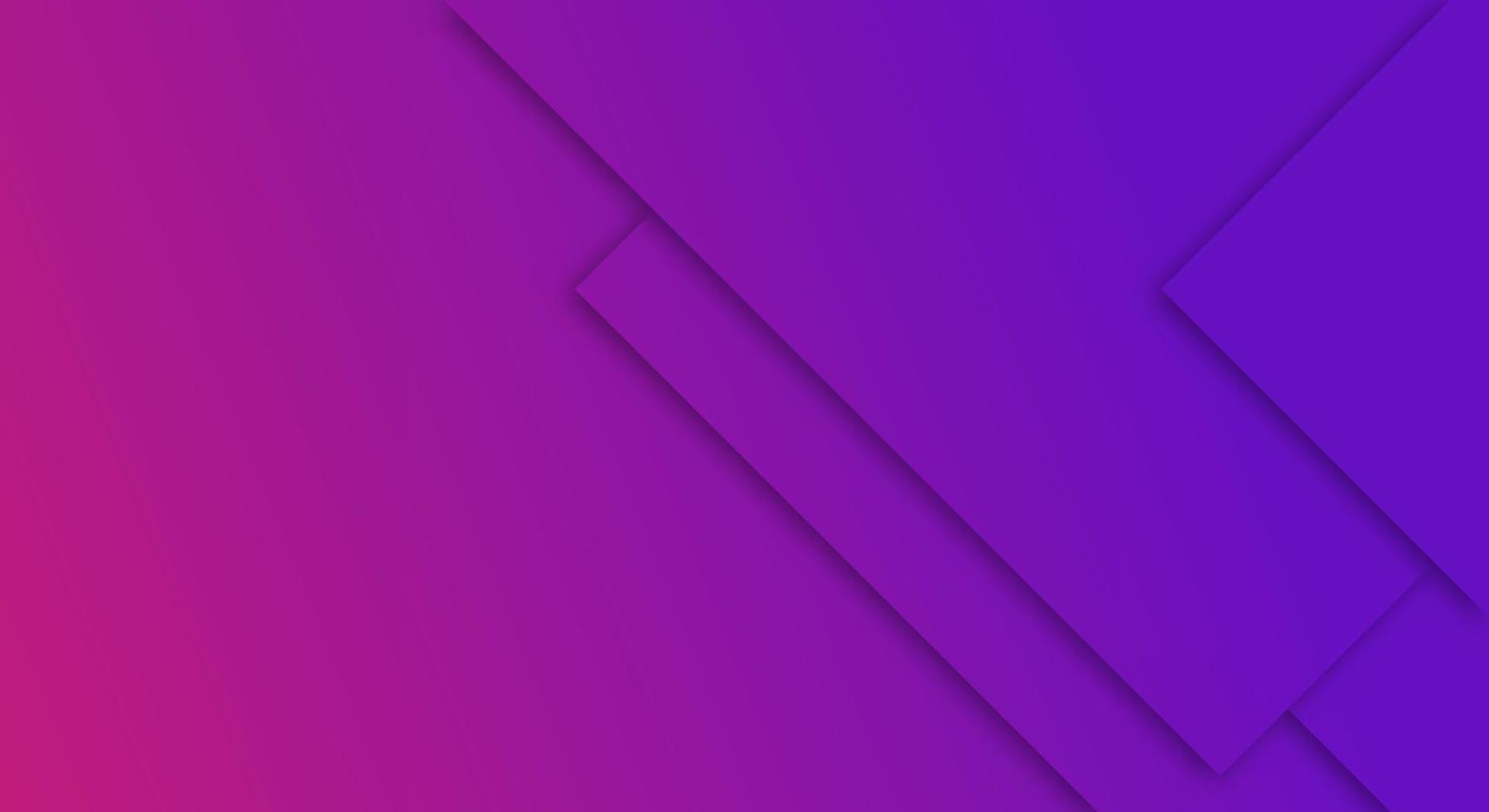 Abstract Purple and Pink Gradient Background Geometric Paper Cut Style for Brochures or Landing Pages Template vector