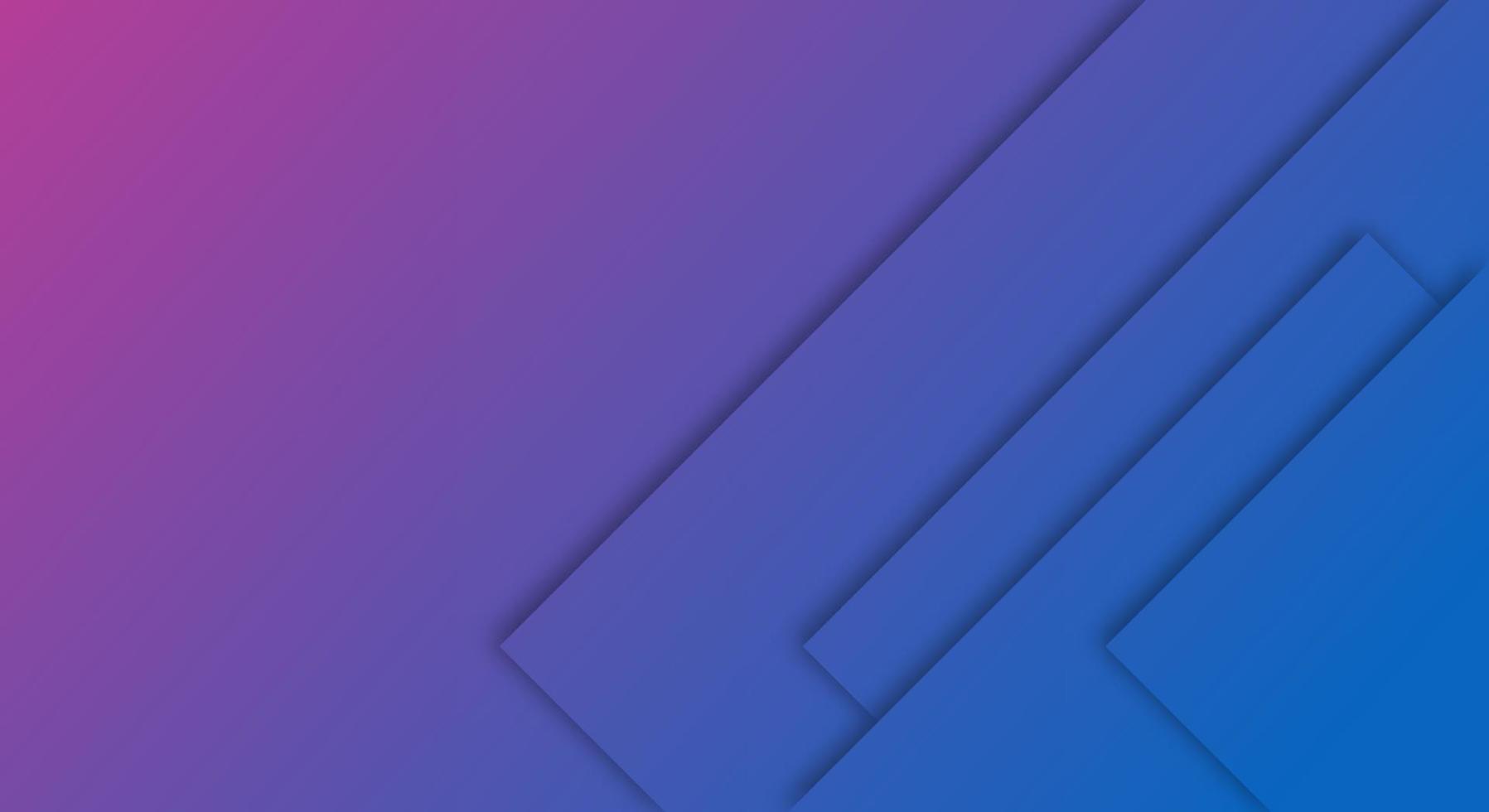 Abstract Purple and Blue Gradient Background Geometric Paper Cut Style for Brochures or Landing Pages Template vector