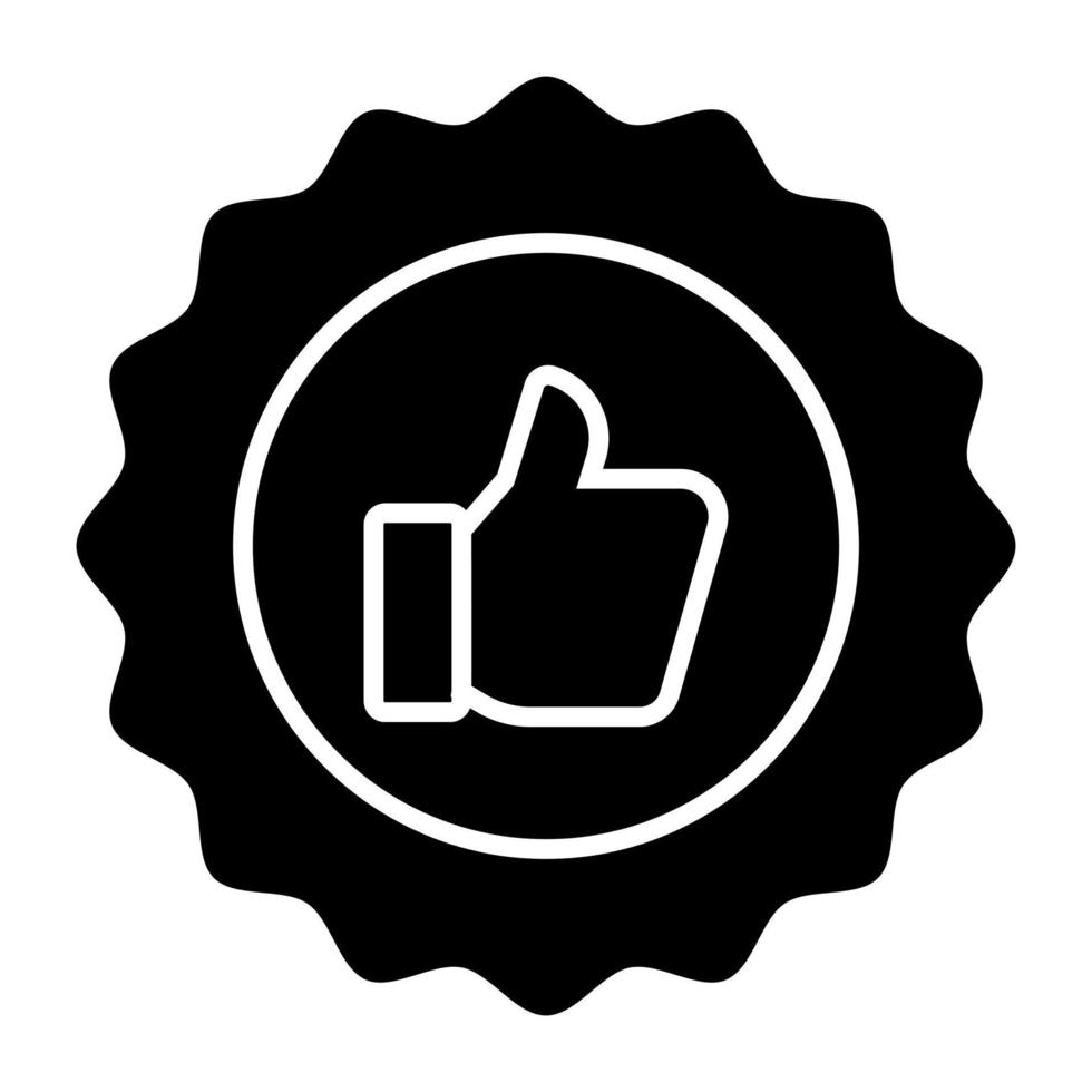 An icon design of customer feedback vector