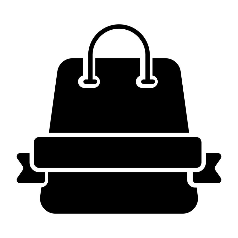 An editable design icon of parcel vector