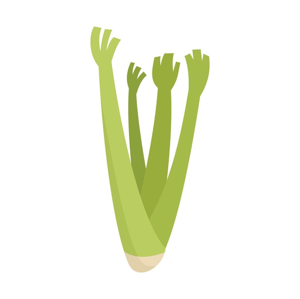 icono de planta frita, estilo plano vector