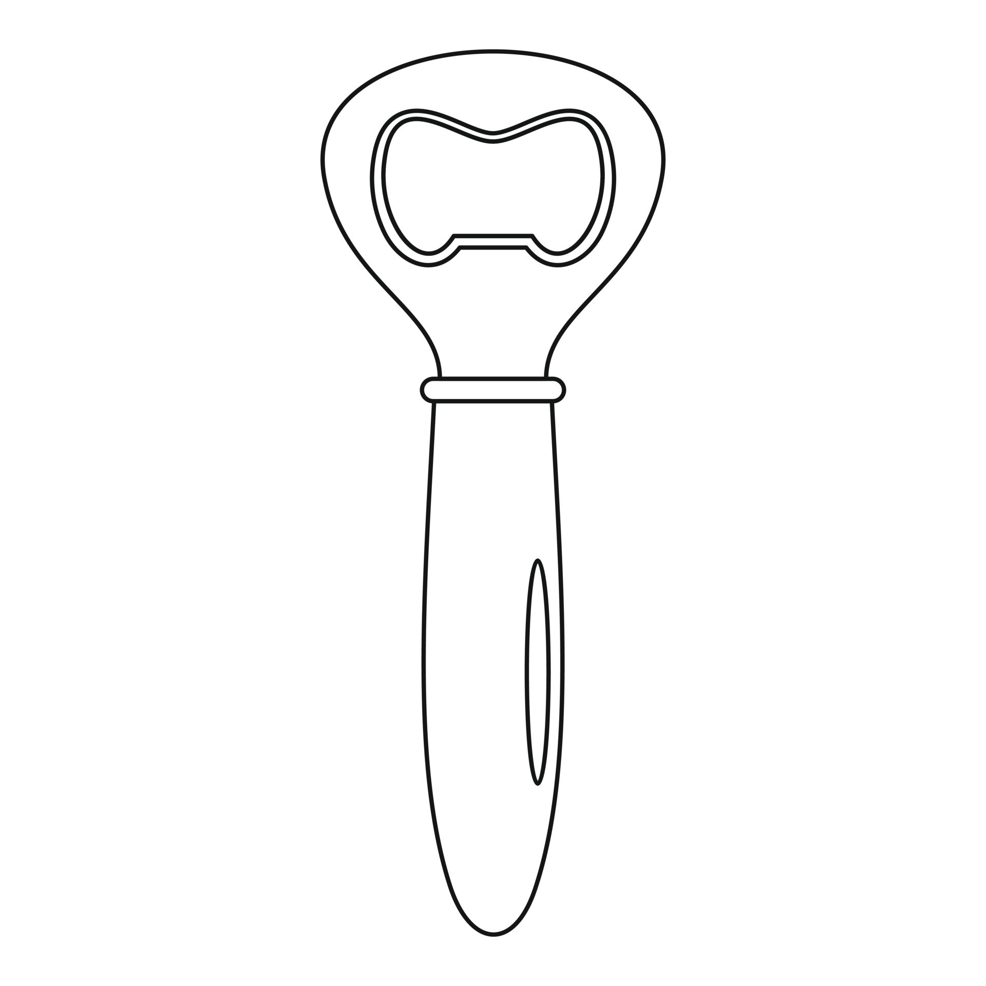 Bottle opener icon, outline style. 14599483 Vector Art at Vecteezy