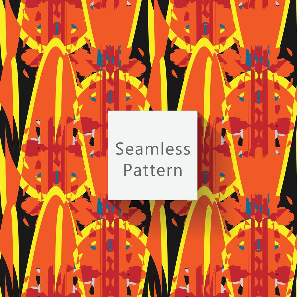 Abstract seamless pattern with geometric pattern. background, wallpaper, home textile digital vector and flower shaped pattern new