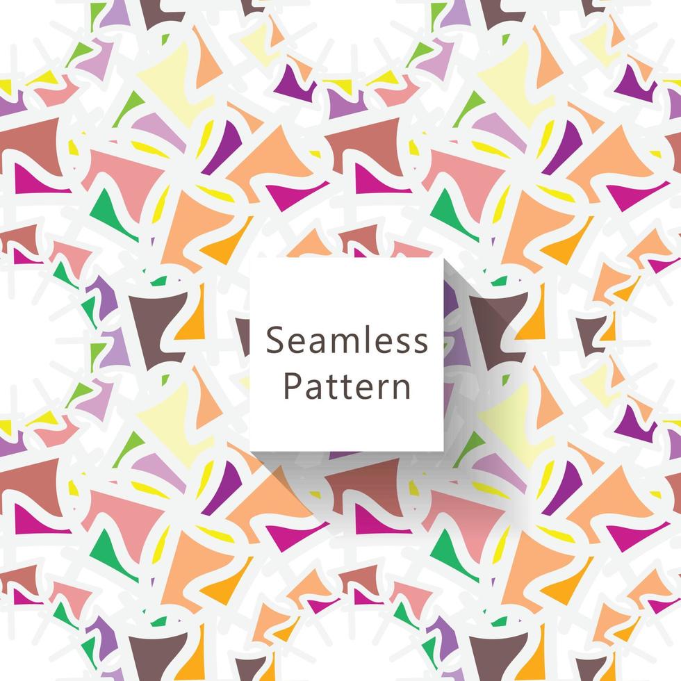 Abstract seamless pattern with geometric pattern. background, wallpaper, home textile digital vector and flower shaped pattern new. the design can be used for all purposes