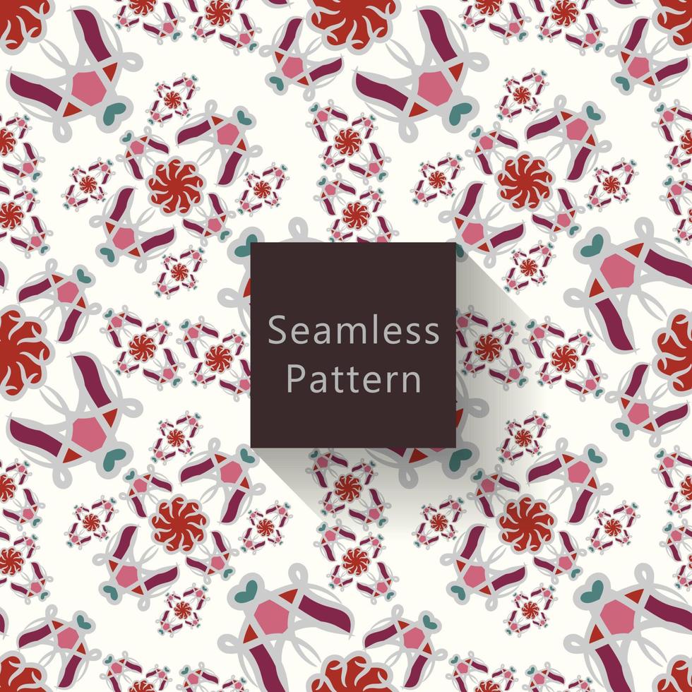 Abstract seamless pattern with geometric pattern. background, wallpaper, home textile digital vector and flower shaped pattern new. the design can be used for all purposes