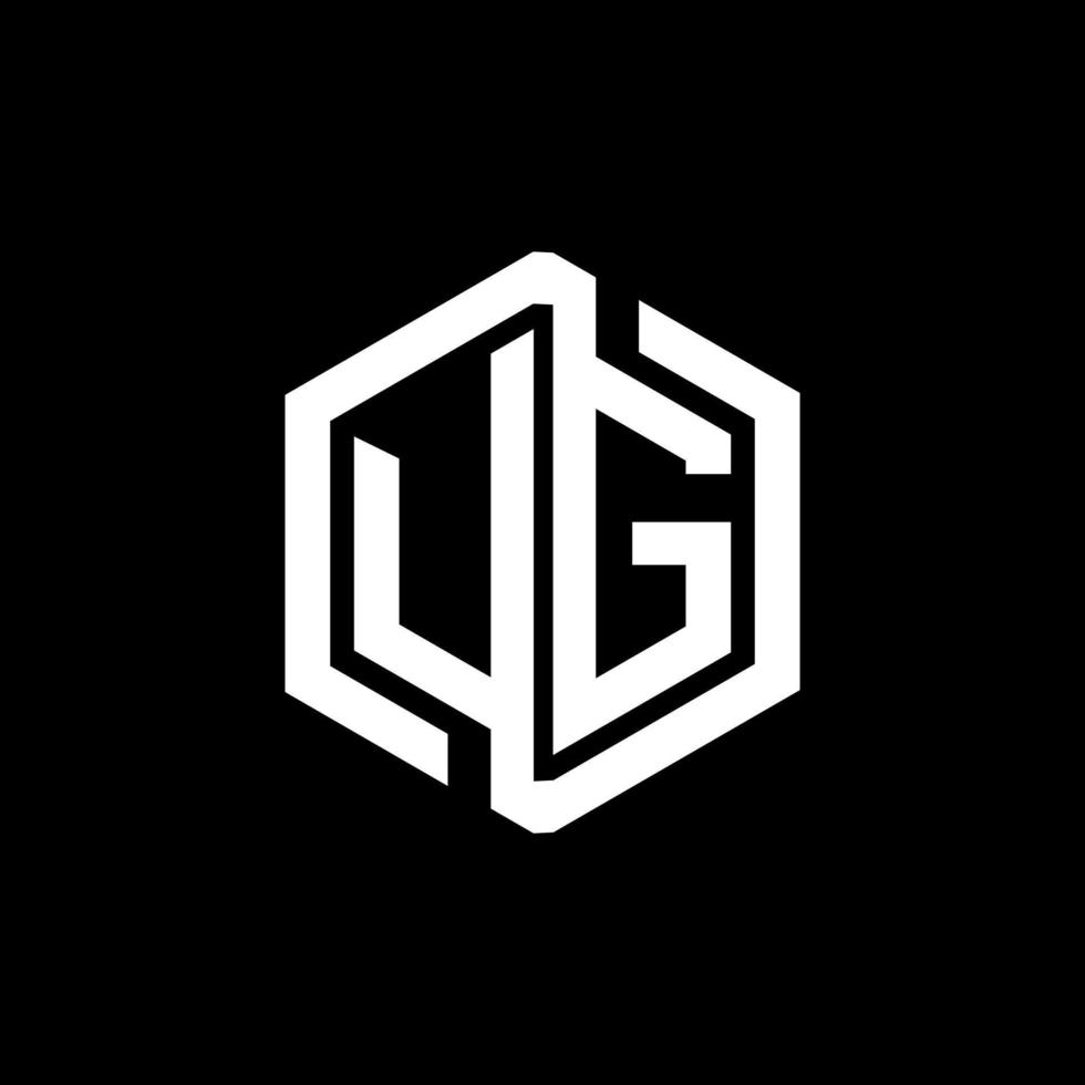 UG letter logo design in illustration. Vector logo, calligraphy designs ...