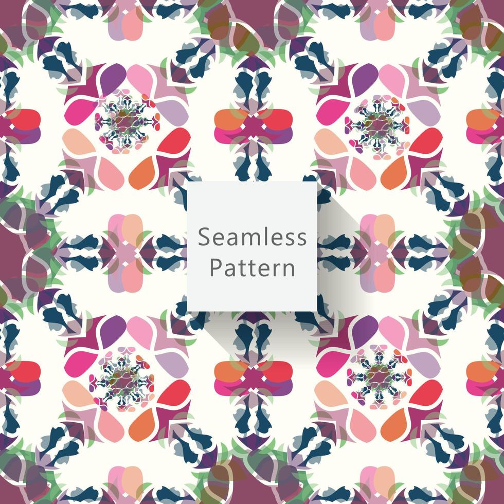 Abstract seamless pattern with geometric pattern. background, wallpaper, home textile digital vector and flower shaped pattern new