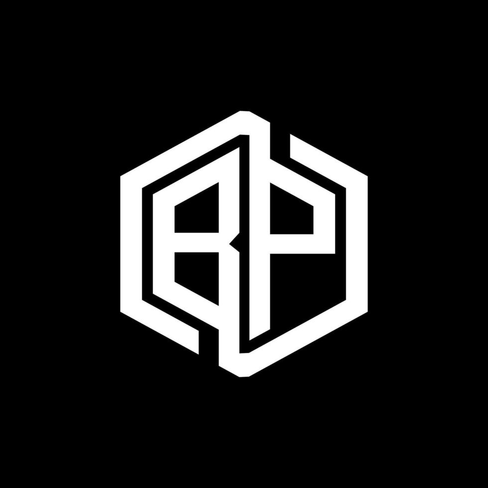 BP letter logo design in illustration. Vector logo, calligraphy designs for logo, Poster, Invitation, etc.