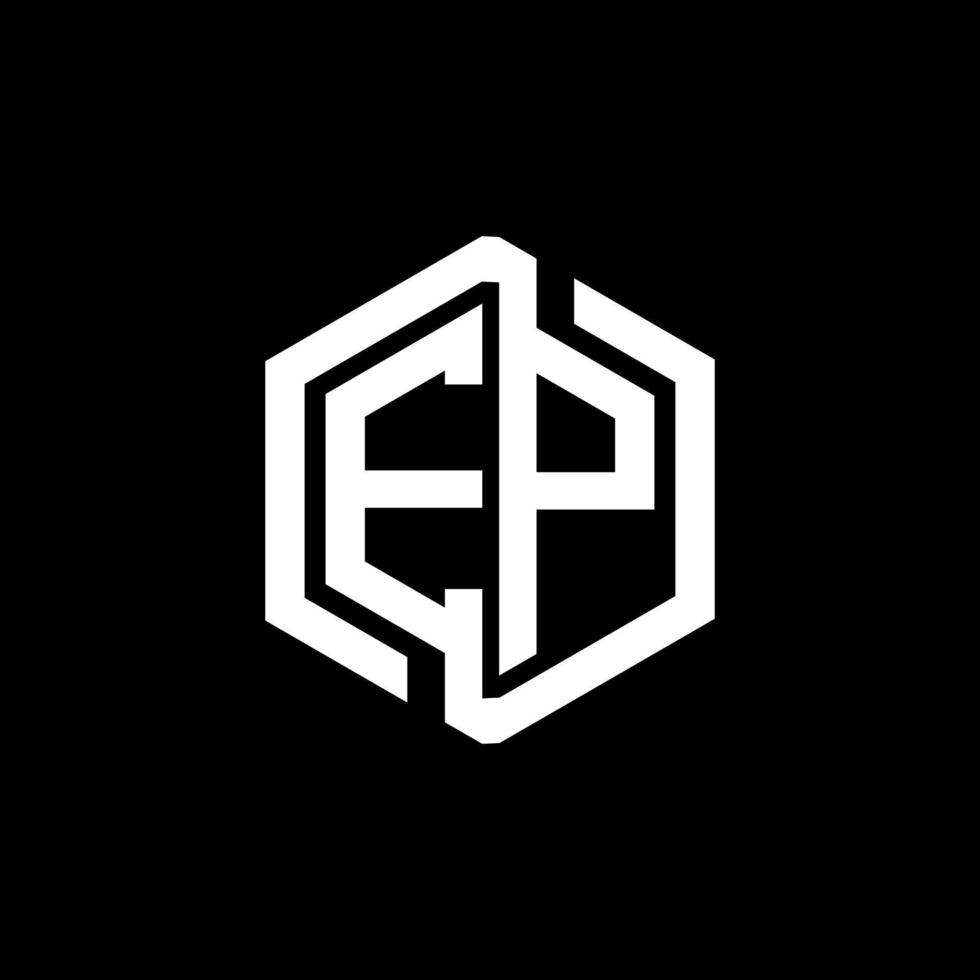 EP letter logo design in illustration. Vector logo, calligraphy designs for logo, Poster, Invitation, etc.