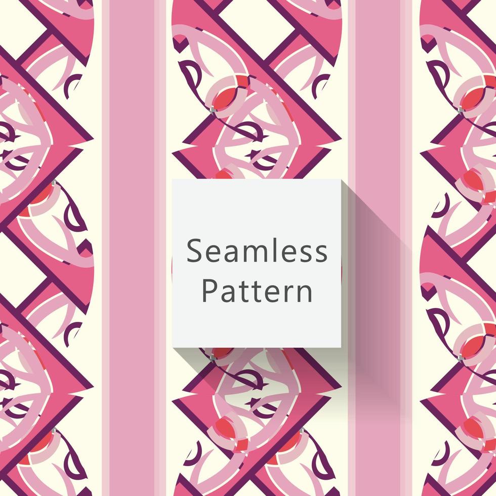 Abstract seamless pattern with geometric pattern. background, wallpaper, home textile digital vector and flower shaped pattern new. the design can be used for all purposes