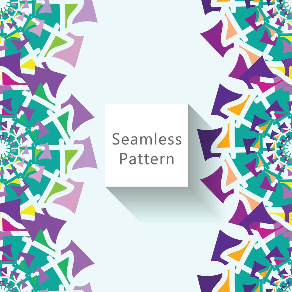 Abstract seamless pattern with geometric pattern. background, wallpaper, home textile digital vector and flower shaped pattern new. the design can be used for all purposes