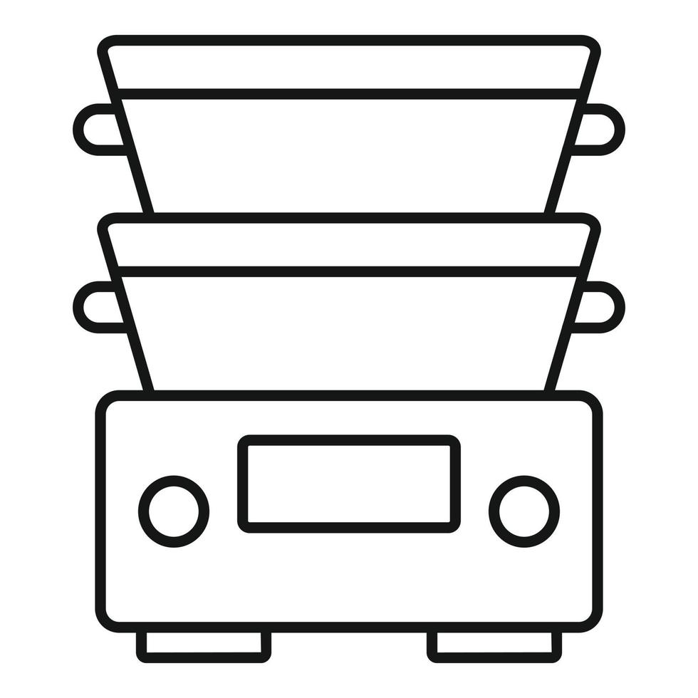 Cookware equipment icon, outline style vector