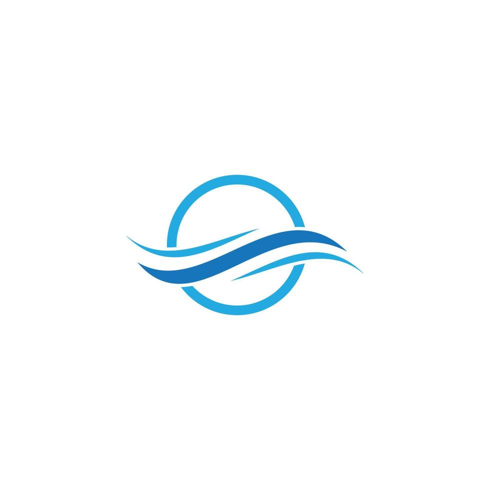 Natural Water wave Logo vector