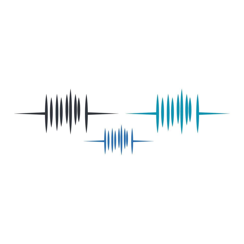 sound wave logo vector