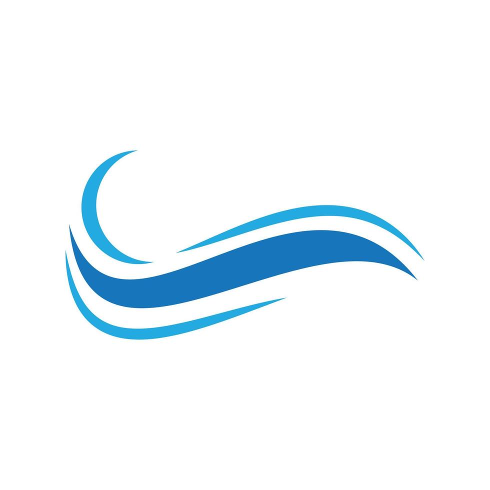 Natural Water wave Logo vector