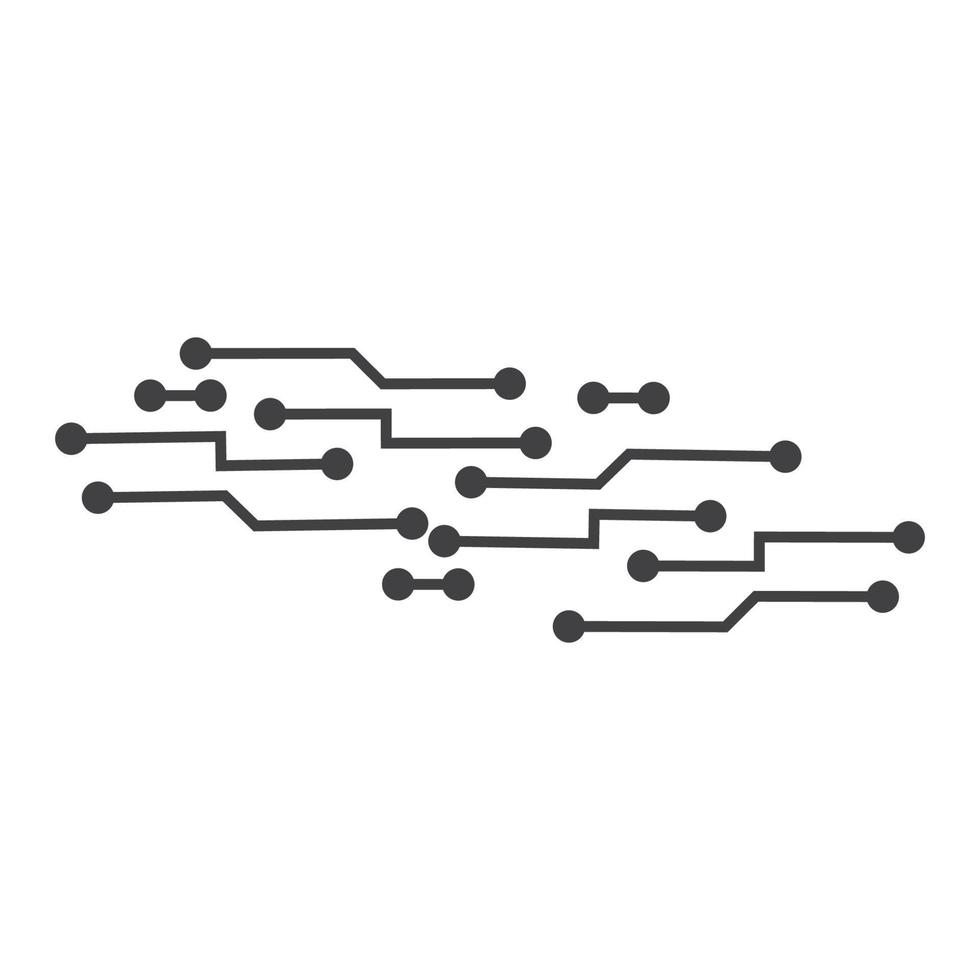 Circuit technology logo vector