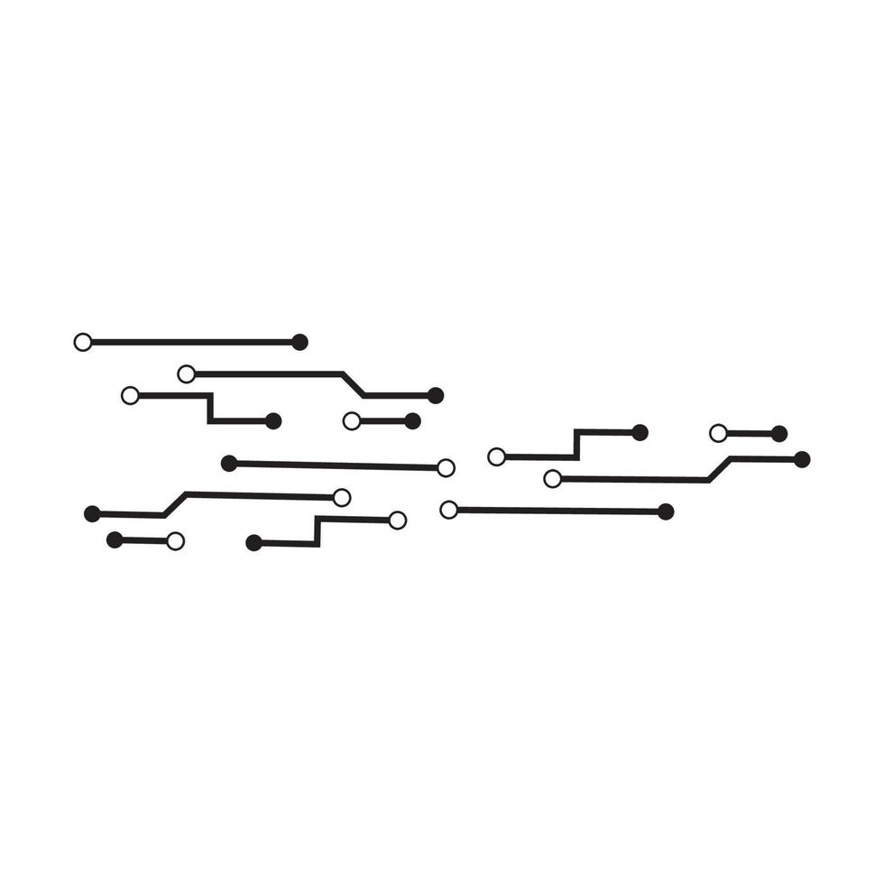 Circuit technology logo vector