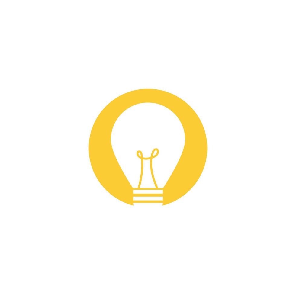 Bulb logo vector