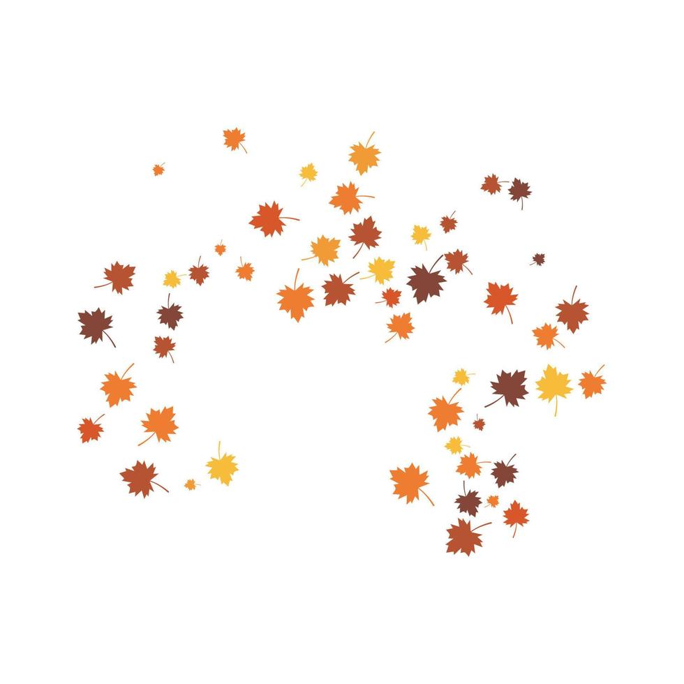 fondo de hoja de otoño vector