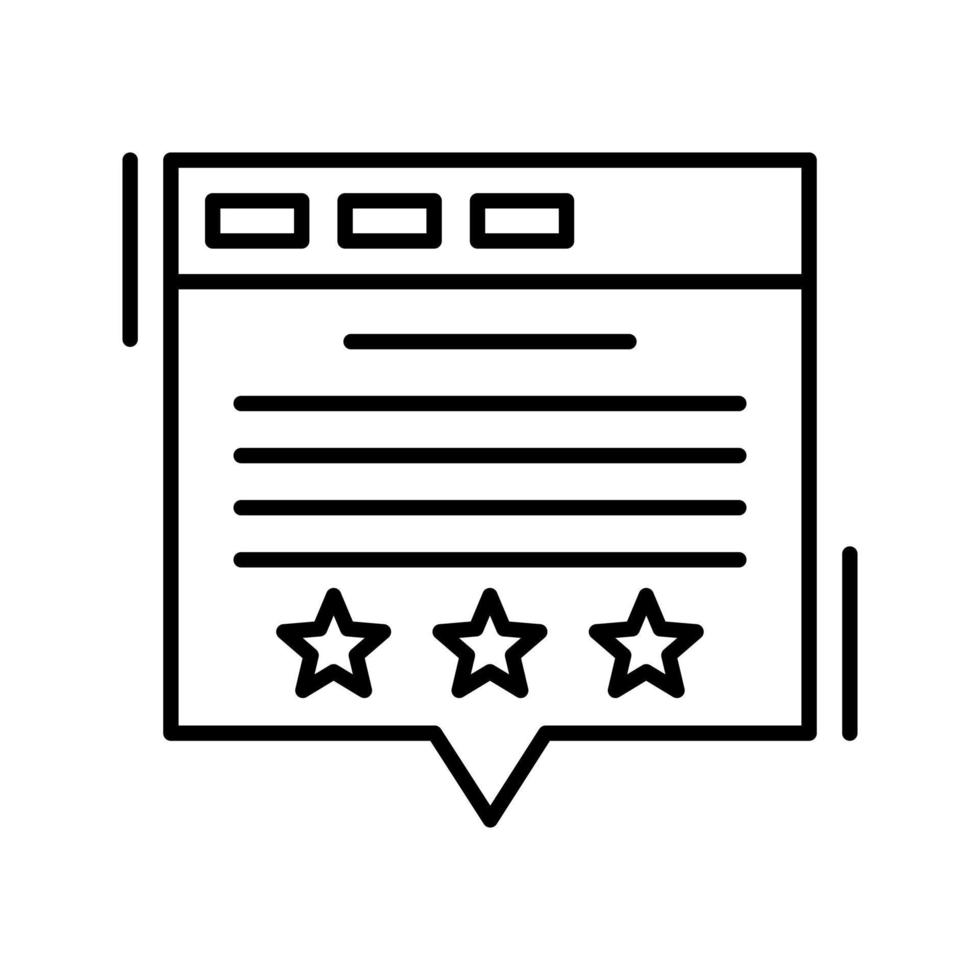 Review Vector Icon