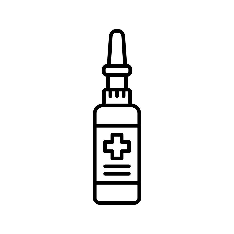 Nasal Spray Vector Icon