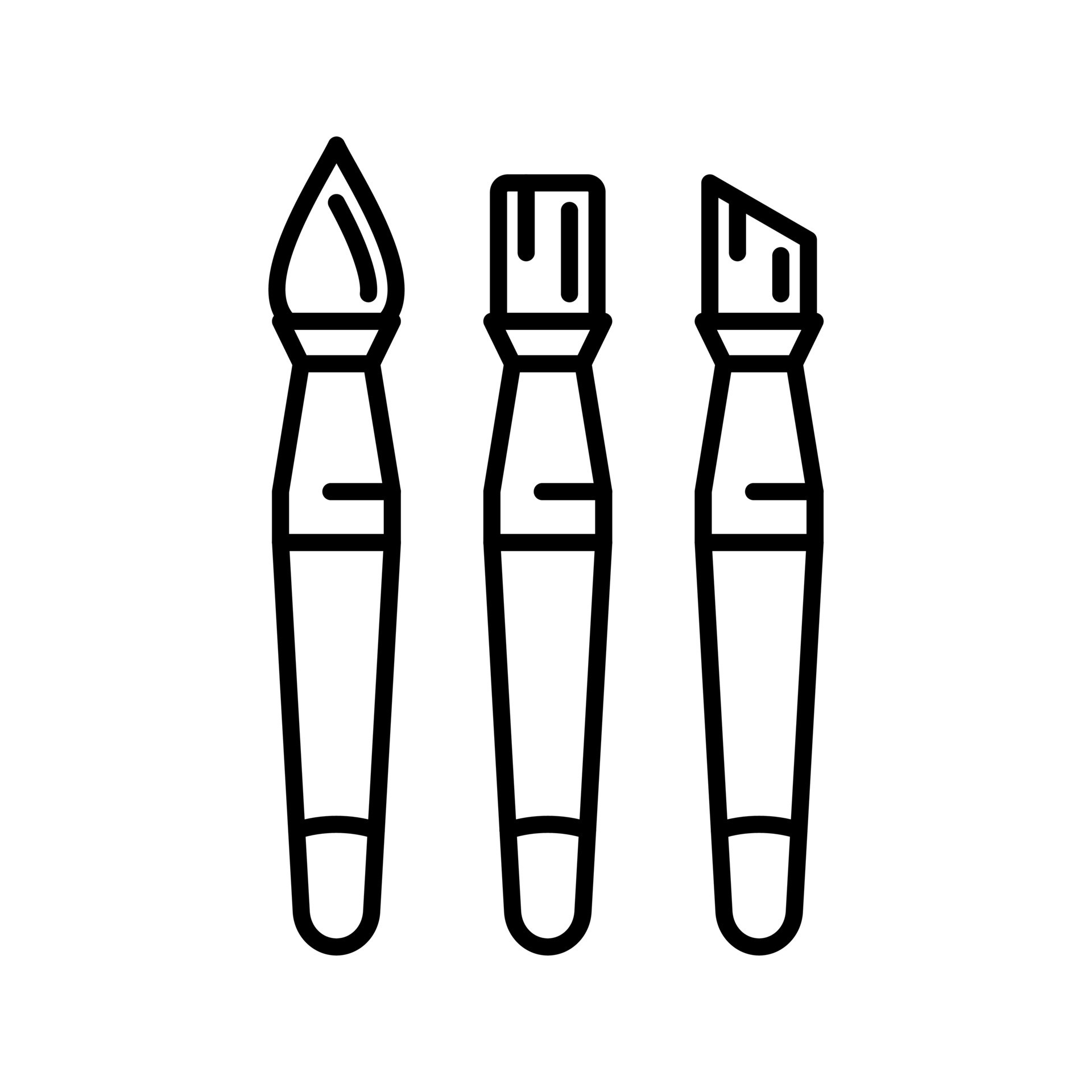 Brushes Vector Icon 14601670 Vector Art at Vecteezy