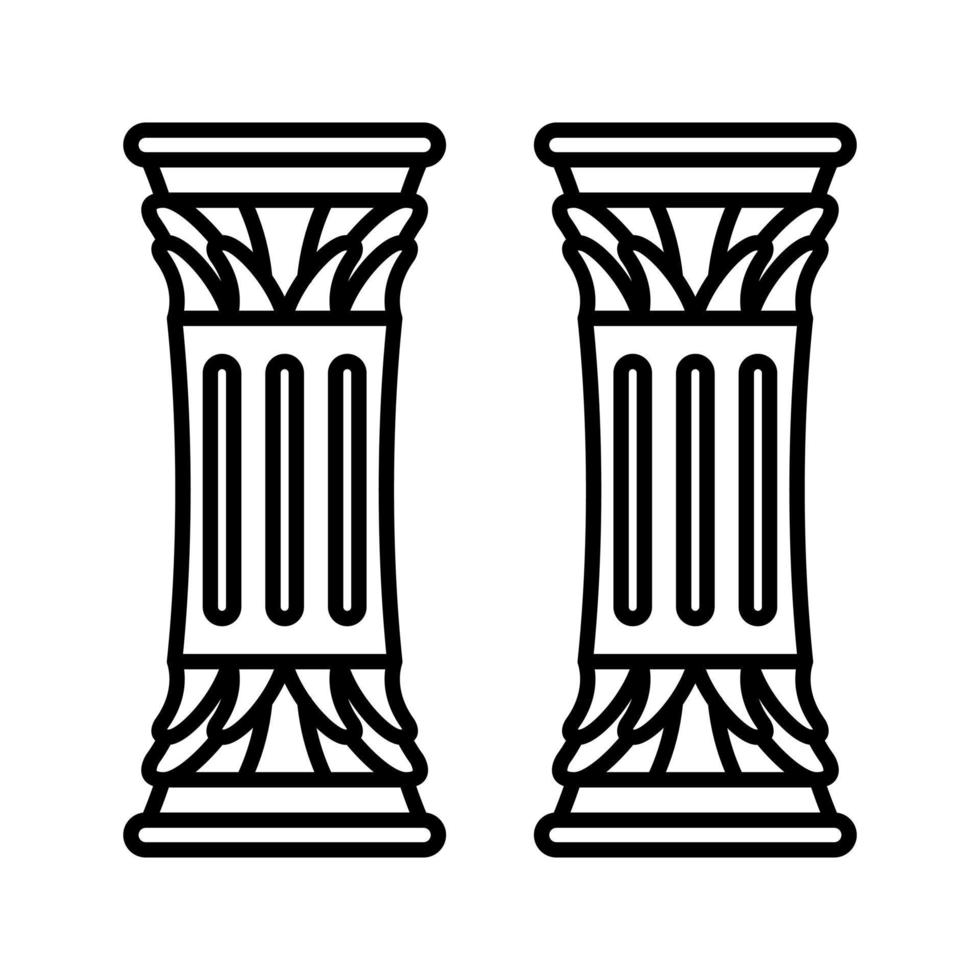 icono de vector de columna