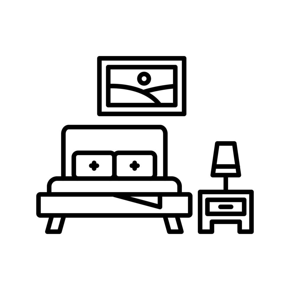 Bedroom Vector Icon