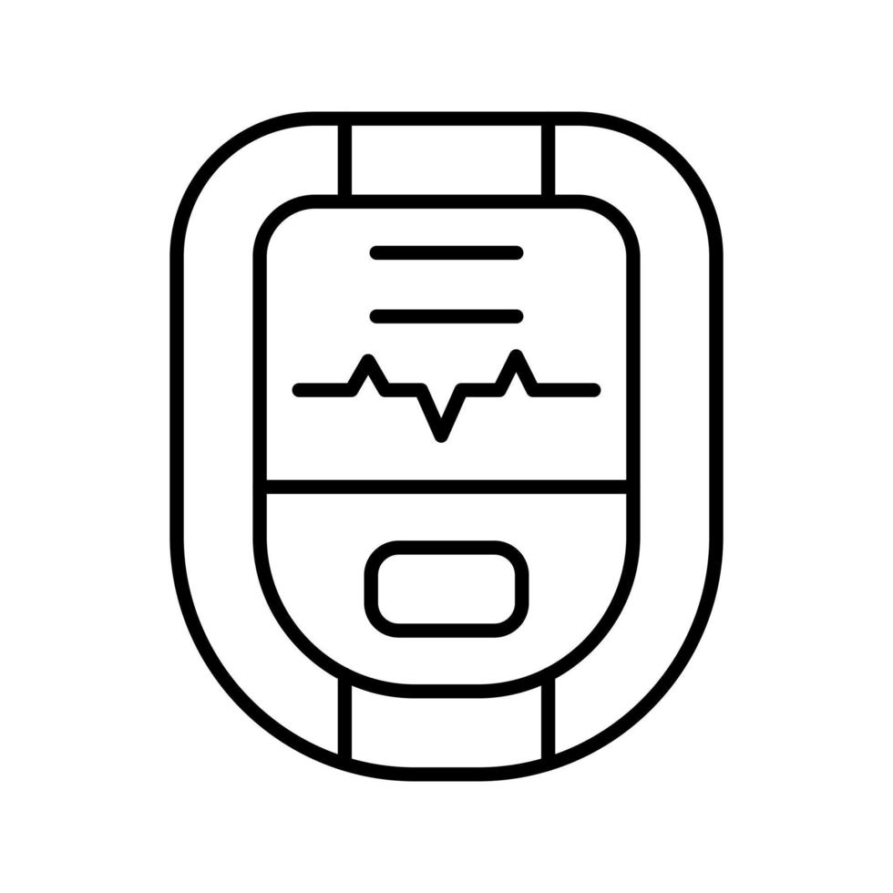 Oximeter Vector Icon